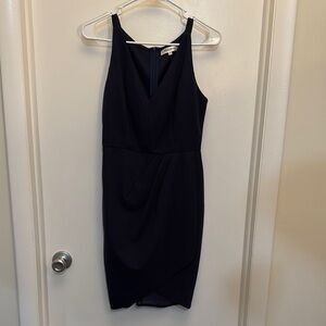 Elegant Navy Sleeveless Dress
